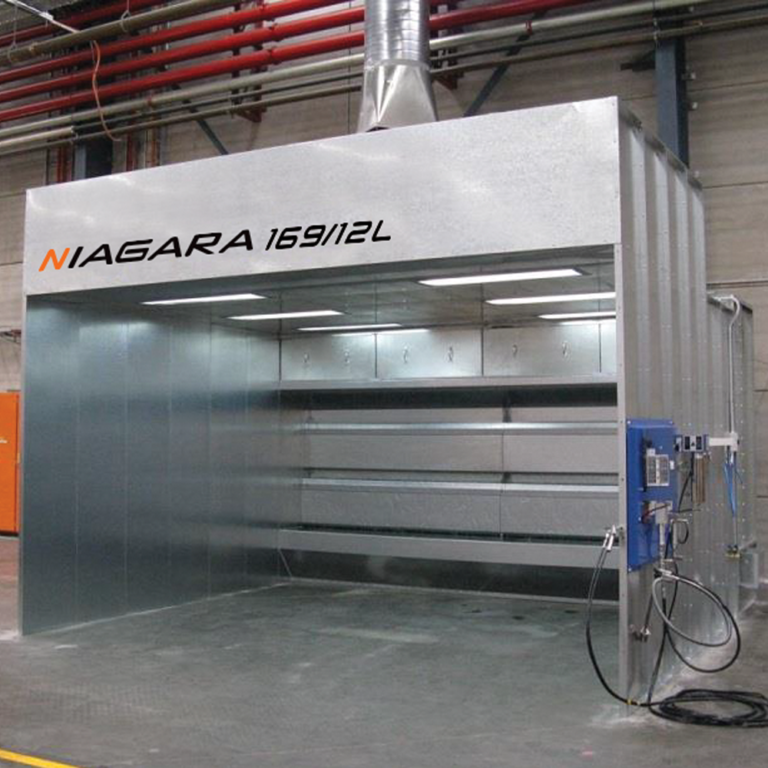 Retractable Spray Booth & Paint Booth - Open or closed front