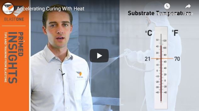 accelerating painting cure time with heat