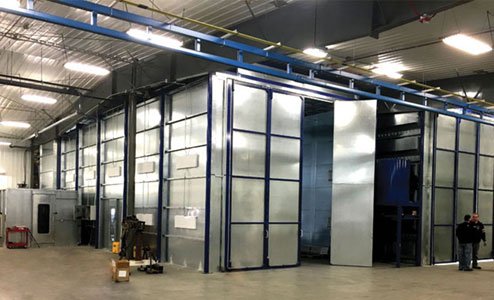 Steel Fabricator Migrates Finishing Operations Into Close Quarters