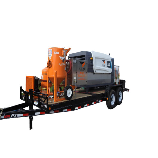 High Production Blasting Trailer