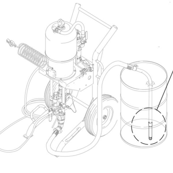 Suction Tube Xtreme Extension to suit 55 Gallon drum