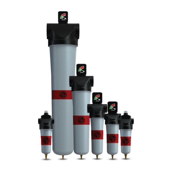 Compressed air filtration range