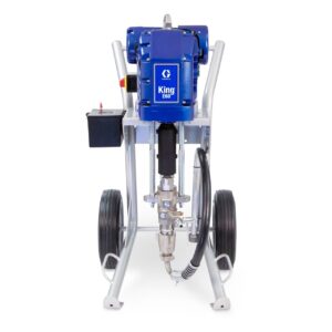 Graco King E60 Sprayer w/ Heavy Duty Cart, Hazardous Location, Integrated Filter, Gun, Spray Hose and Whip